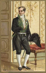 Portrait du Marquis Pierre Simon de Laplace (1749-1827), astronome, mathématicien et physicien français