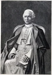 Portrait du Pape Léon XIII (1810-1903)