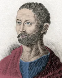Portrait de Posidonios, philosophe stoïcien grec (135-51 avant J.-C.)