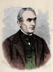 Portrait de Prosper Mérimée écrivain français (1803-1870)