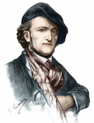 Portrait de Richard Wagner (1813-1883), compositeur et dramaturge allemand.