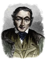 Portrait de Robert Owen (1771-1858), philanthrope et socialiste britannique