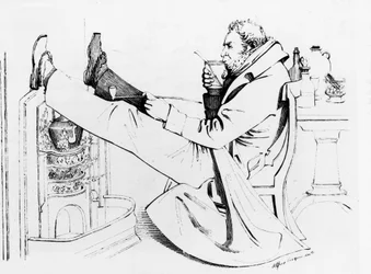 Portrait de Sir John Ross - dans « Le Passage du Nord-Ouest » par George Malcolm Thomson