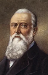 Portrait de Zénobe Théophile Gram, physicien belge.