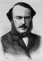 Portrait du Duc de Persigny (1808-1872). Gravure de la fin du XIXe siècle dans "Histoire de France" par H. Martin