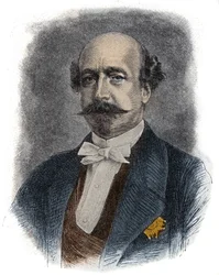 Portrait du financier et homme politique français Charles de Morny, dit comte de Morny (ou duc) (1811-1865), demi-frère de Napoléon III