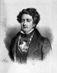 Portrait du ténor français Adolphe Nourrit (1802 - 1839)