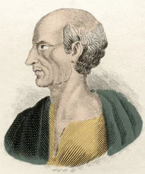 Portrait du philosophe grec Antisthène (444-365 avant J.-C.)