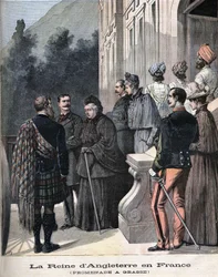 La reine Victoria à Grasse, France en avril 1891
