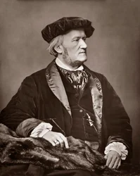Richard Wagner (1813-1883) compositeur allemand. Portrait photo