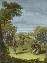 Représentation du ballet "Le triomphe de l