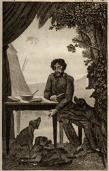 Les chiens de Robinson Crusoé attendent qu