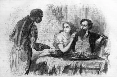 Série romaine : "Les puritains de Paris" de Paul Bocage (1824-1887). "L