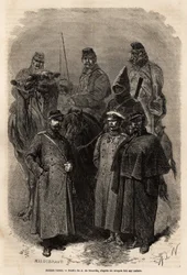 Soldats russes, qui maintiennent l
