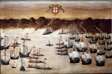 Navires dans le port de Gênes