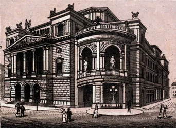 Stadttheater à Vienne en Autriche dans « Le Monde Illustré 168 vues» Non daté (fin du XIXe siècle)