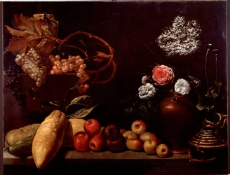 Nature morte avec des roses, des fleurs d