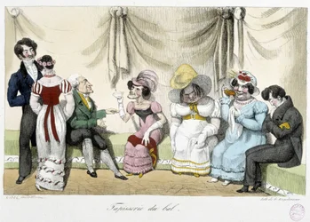 Tapisserie du bal - s.d., début XIXe siècle, Carnavalet
