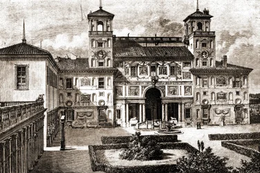 Terrasse et Façade de la Villa Médicis