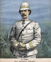 Le général français Alfred Amédée Dodds (1842-1922) au Bénin (Dahomey) en 1892