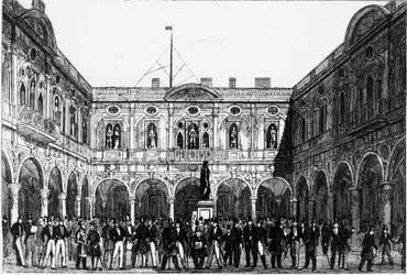 La Bourse de Londres en 1821.