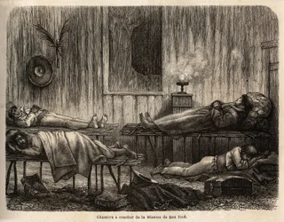 La chambre de la mission chrétienne de San José (Pérou), qui accueille l