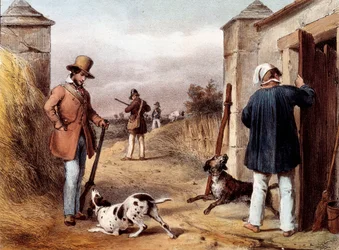 Le départ pour la chasse