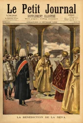 La bénédiction de la Neva, une tradition russe qui a lieu à Saint-Pétersbourg chaque année pendant l