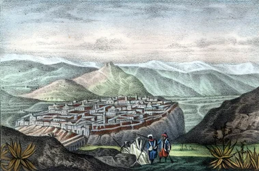 La ville de Constantine en Algérie en 1840. dans « L