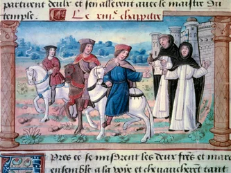 Les départs des frères Nicolo et Matteo Polo, père et oncle du jeune Marco Polo vers 1271