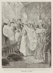Le mariage de la reine Victoria et du prince Albert