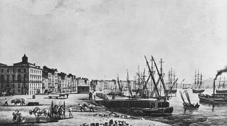 Les quais de Bordeaux en 1833
