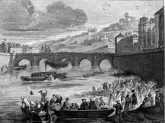Le bateau à vapeur du Marquis Jouffroy d