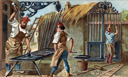 Le métier de serrurier en 1793