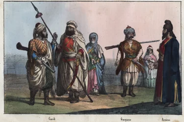 Costumes traditionnels kurdes - Géorgien - Arménien