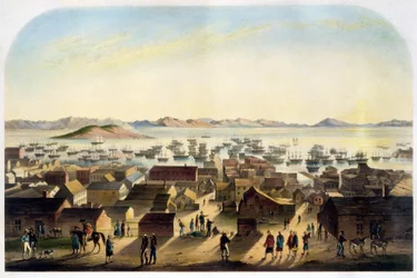 Vue de San Francisco. sd. vers 1860