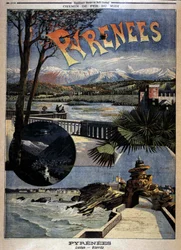 Vue des Pyrénées : Luchon et Biarritz, Le Petit Journal, fin 19e siècle