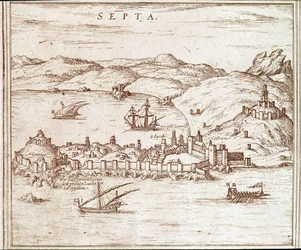 Vue de la ville de Ceuta