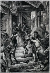 Voltaire (1694 - 1778) arrêté à Francfort en 1753 par ordre du grand Frédéric II - dans Histoire de France depuis les temps les plus reculés jusqu