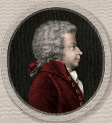 Wolfgang Amadeus Mozart 1756-1791 - gravure - 19e siècle