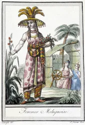 Femme des îles Moluques (Indonésie)