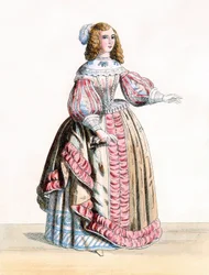 Portrait de Catherine de Braganza (1638-1705), Reine consort du Roi Charles II d