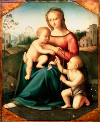 Vierge et enfant avec Jean-Baptiste enfant