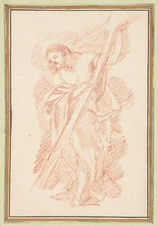 Dessin, Christ debout, vers 1759-70
