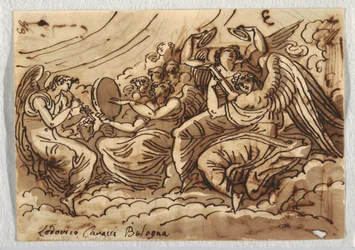 Dessin, Concert des anges, 1813-18