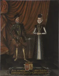 Adolphe de Holstein-Gottorp et Christine de Hesse