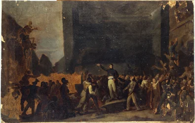Alphonse Baudin (1811-1851) à la barricade du Faubourg Saint-Antoine, 3 décembre