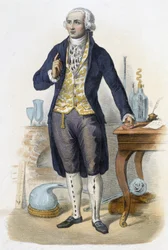 Antoine Laurent de Lavoisier - dans « Le Plutarque français », éd. Mennechet, Paris