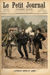 Attaque contre M. Fernand Labori (1860-1917), avocat de la défense d