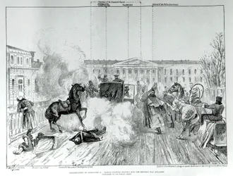 Attentat contre le tsar Alexandre II (1818 - 1881) en 1881